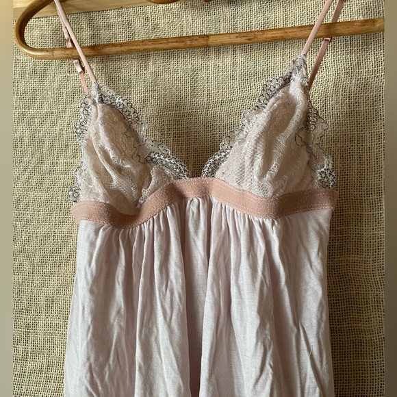 Eberjey Cassandra Babydoll Moonbeam Chemise Size Small NWT - Picture 3 of 10